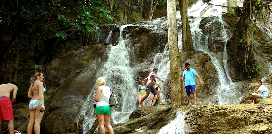 Sangkhlaburi waterfall